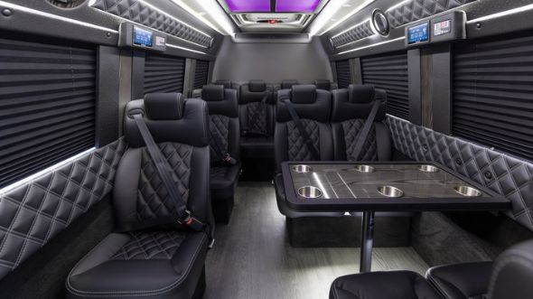 corpus christi 15 passenger sprinter van interior