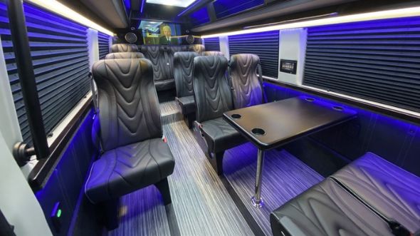 corpus christi 18 passenger sprinter van interior