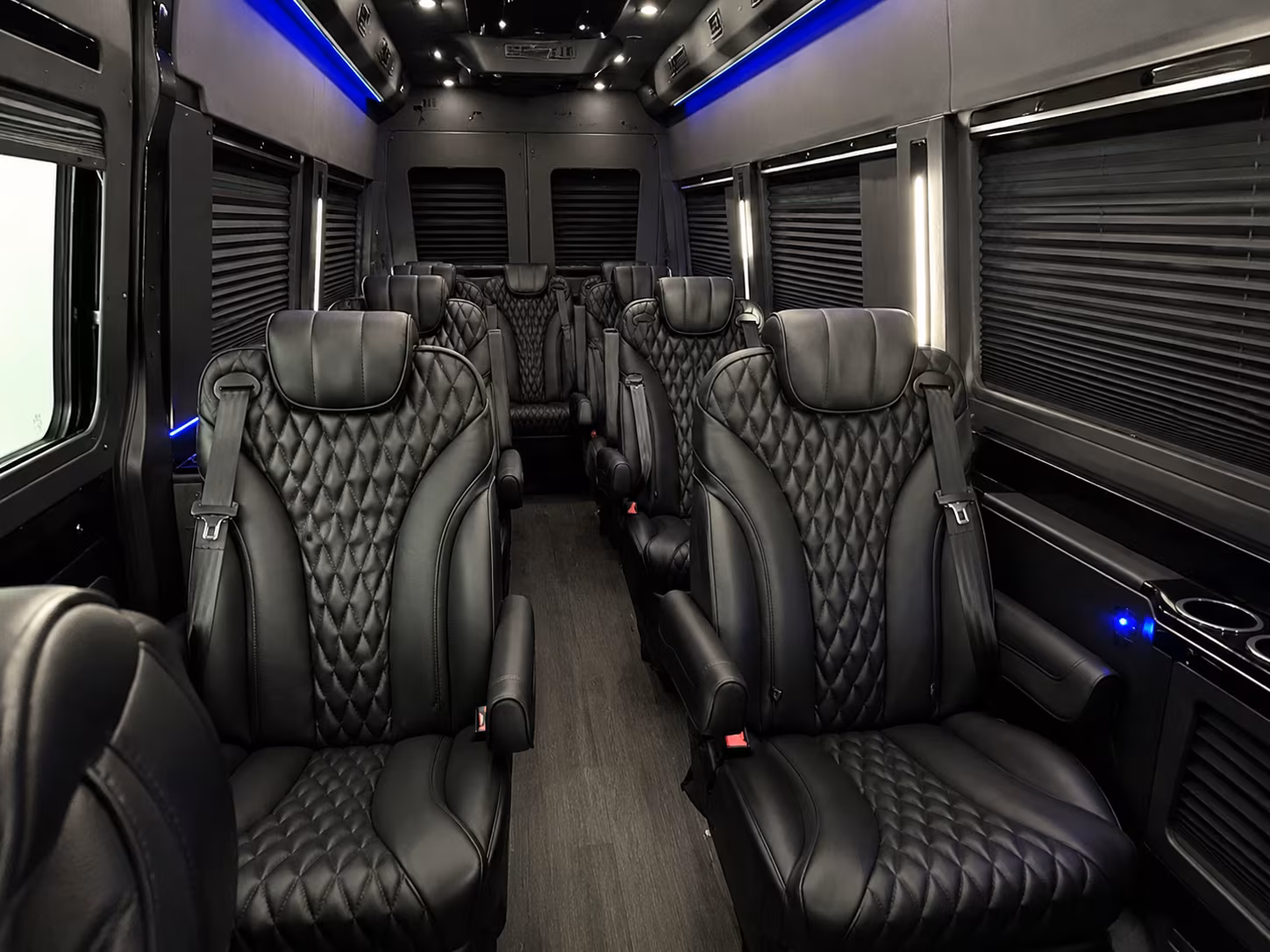 corpus christi 10 passenger sprinter van inside