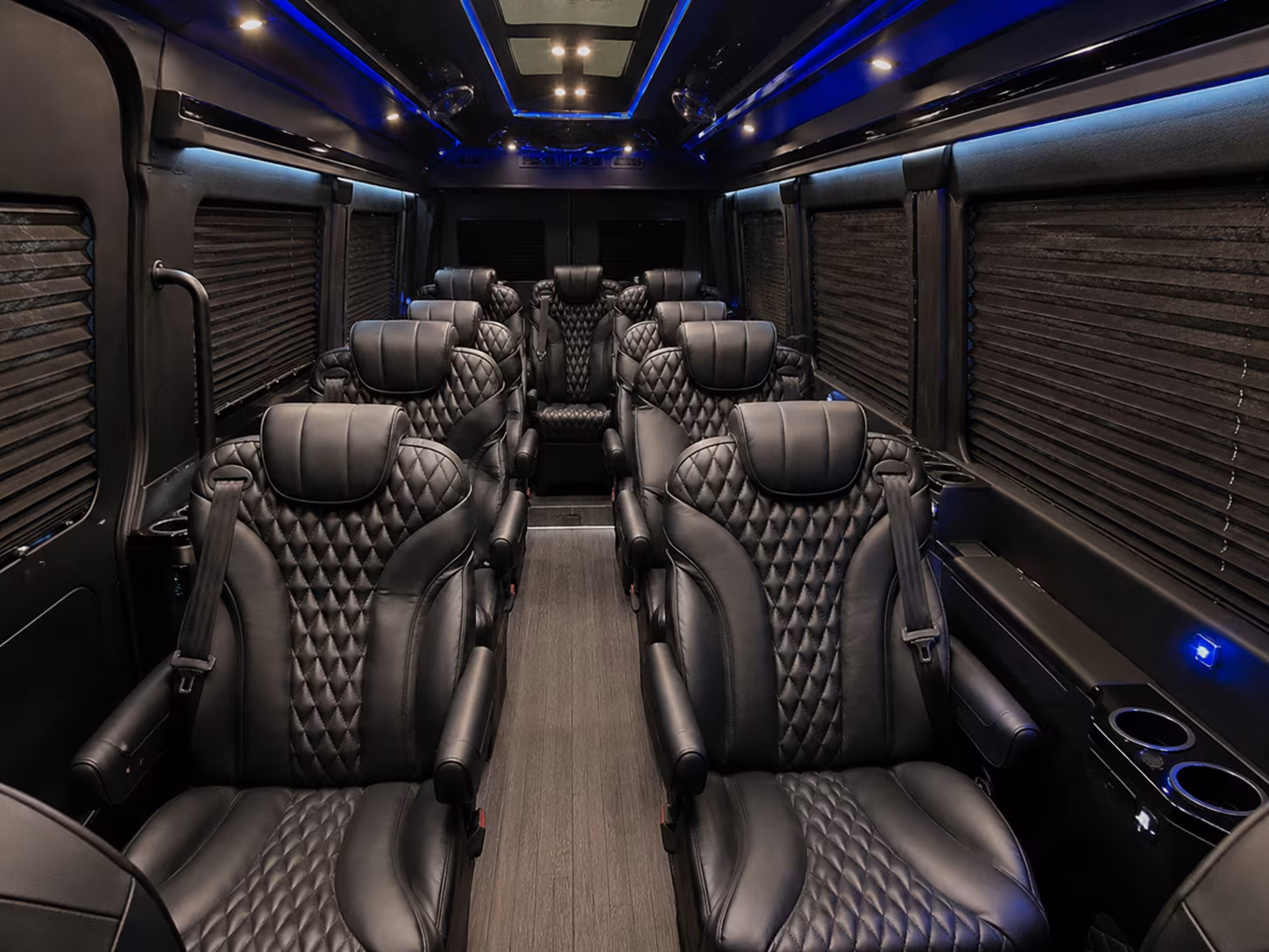 corpus christi 10 passenger sprinter van interior