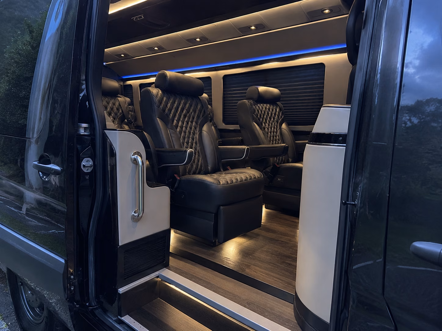 corpus christi 15 passenger sprinter van inside