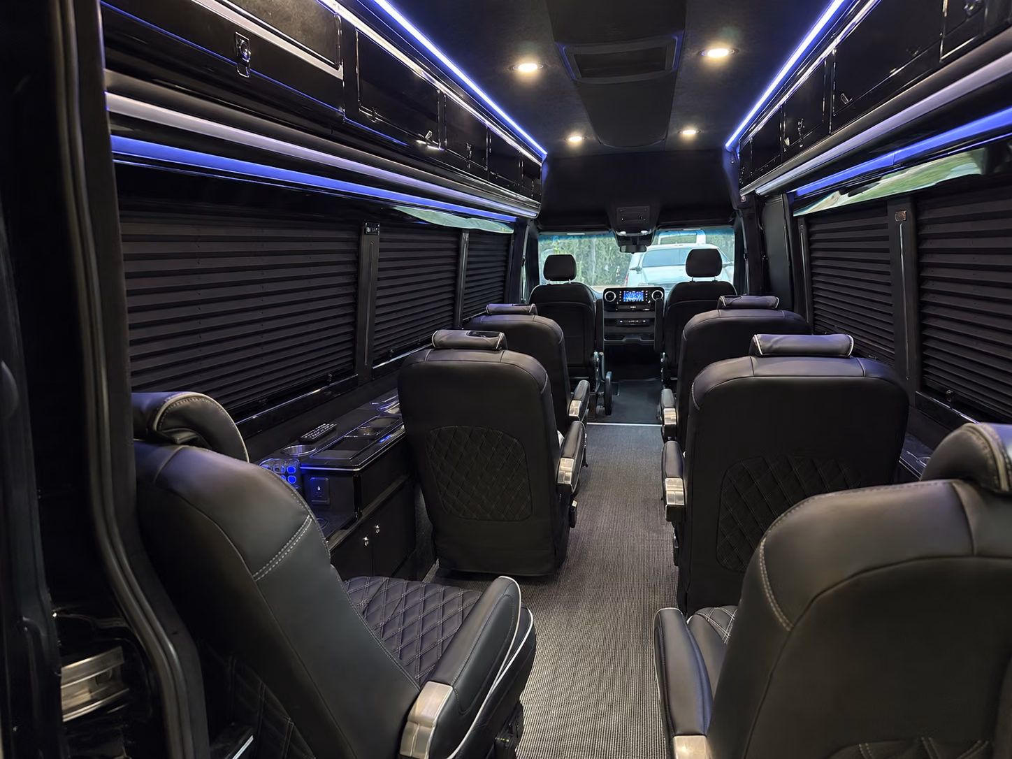 corpus christi 15 passenger sprinter van interior