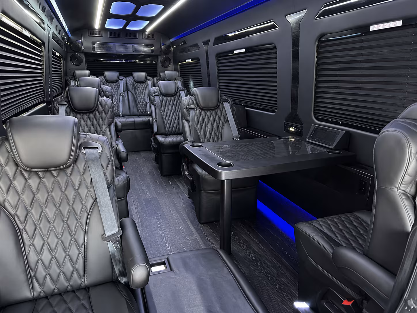 corpus christi 20 passenger sprinter van interior