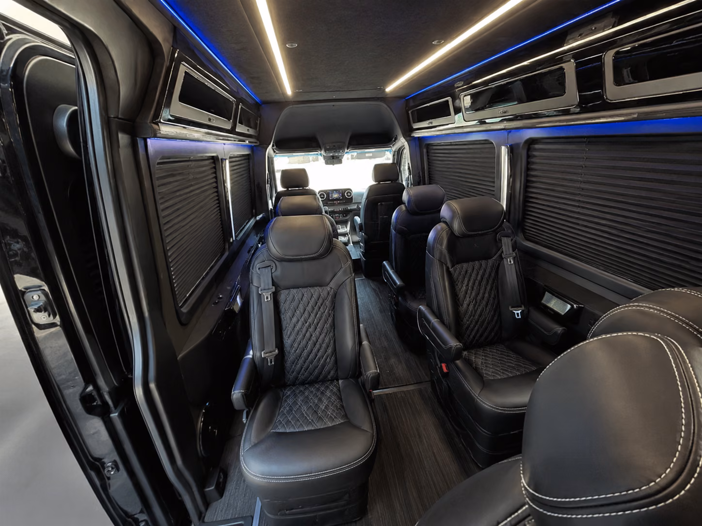 corpus christi 8 passenger sprinter van interior